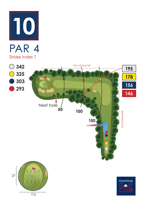 Golfbaan hole 10